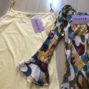 Multicolor Floral Midi Dress Brand New with tag 2pcs